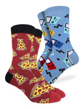 Men's Good Luck Sock Bundle | Playin' Playstation & Pizza | Mix & Match | NWT